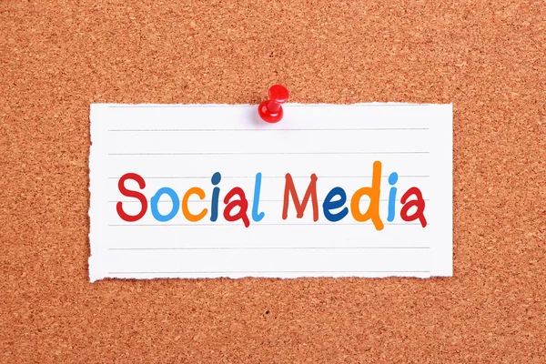 Redes sociales — Foto de Stock