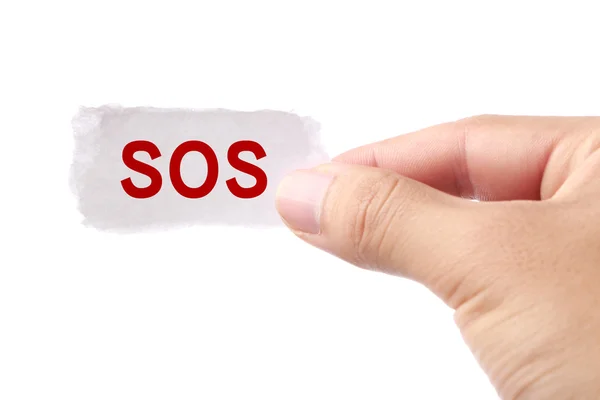 SOS Concept — Stock Photo, Image