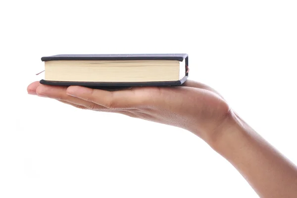 Holding Small Book — Stock Photo, Image