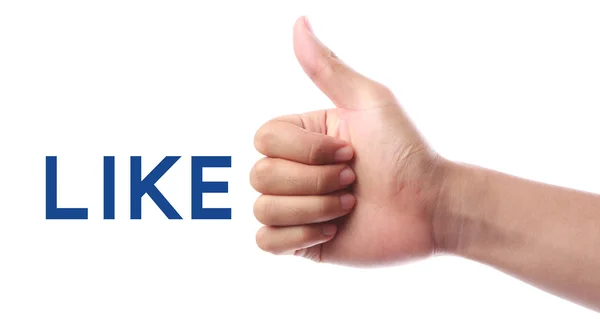 Thumb Up Like — Stock Photo, Image