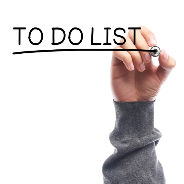 To-do-Liste — Stockfoto