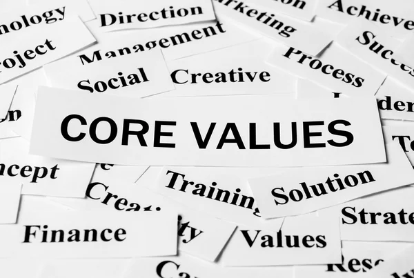 Core Values — Stock Photo, Image