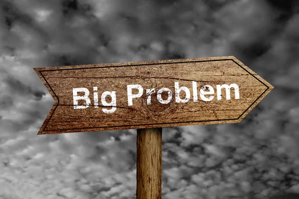 Big Problem Road Sign — Stock Photo, Image