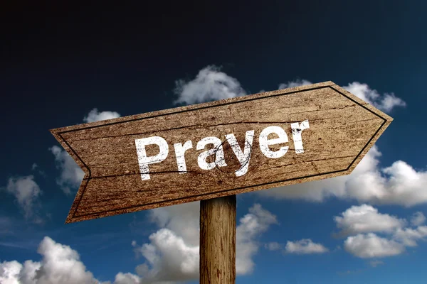 Prayer Road Sign — Stock Photo, Image