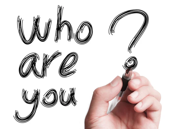 Who Are You — Stock Photo, Image