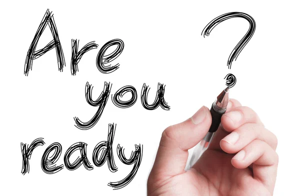 Are You Ready — Stock Photo, Image