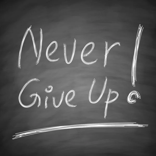 Nunca desista. — Fotografia de Stock