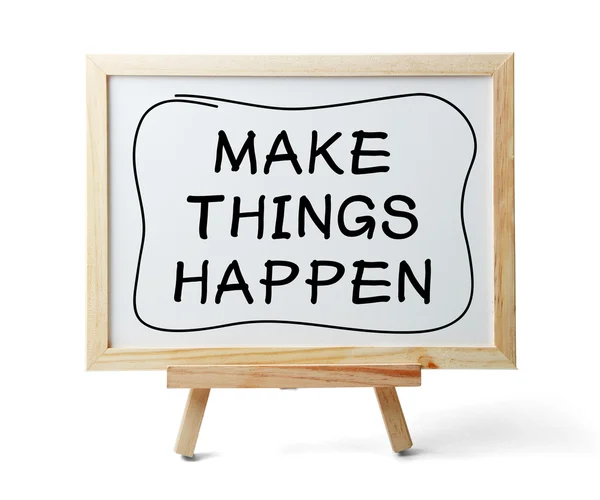 Make Things Happen — Stock Photo, Image