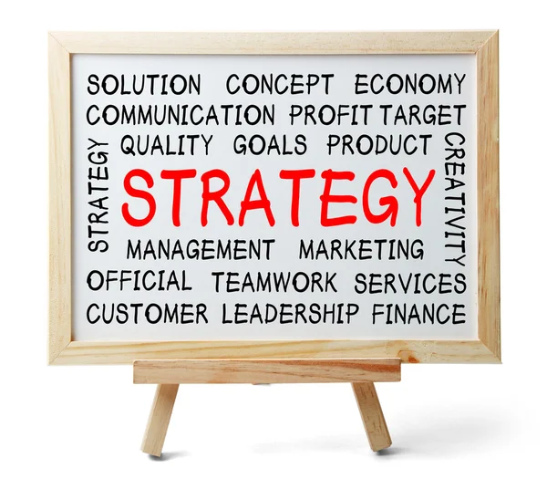 Strategy Word Cloud — Stock Photo, Image