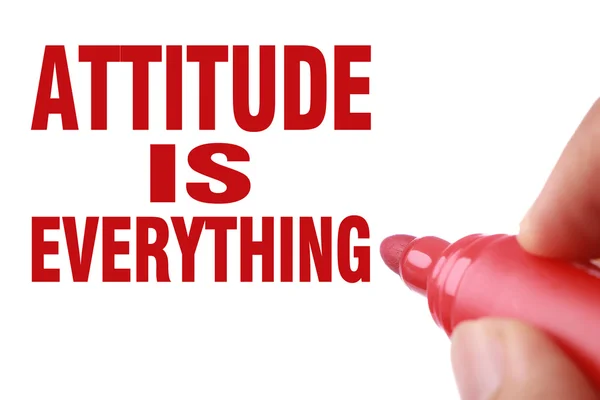 Attitude is everything — Stock Photo, Image