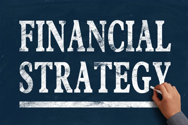 Financiële strategie — Stockfoto