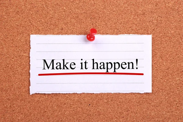 Make it happen — Stock Photo, Image