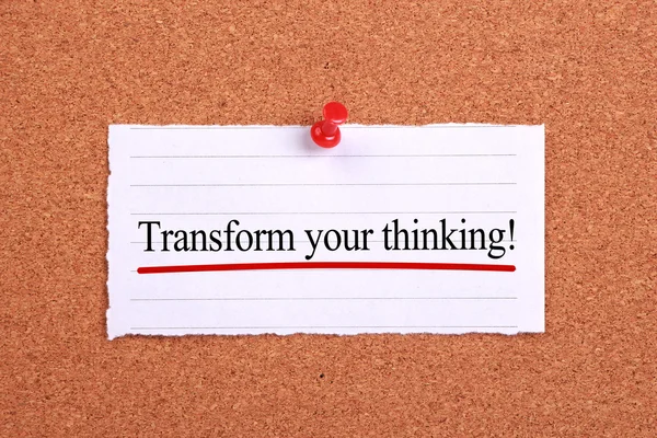 Transform your thinking — Stock Photo, Image