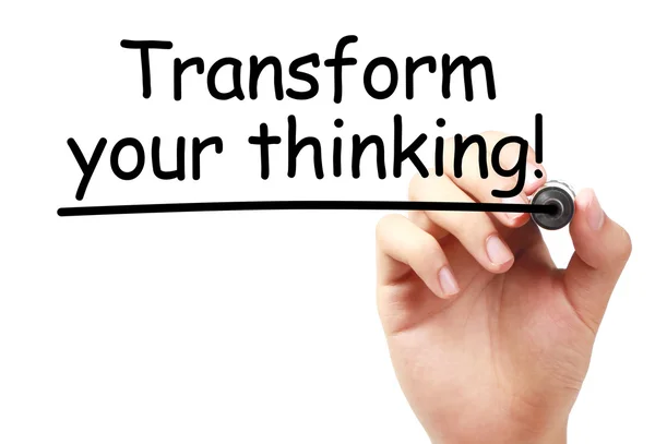 Transform your thinking — Stock Photo, Image