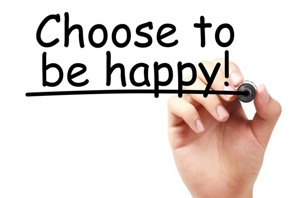 Choose to be happy — Stock Photo, Image