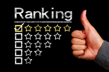 Ranking concept clipart