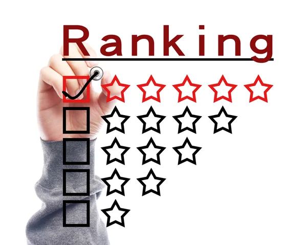 Ranking concept — Stockfoto