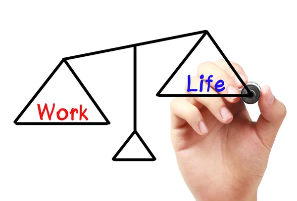일 과 생활의 균형 — 스톡 사진