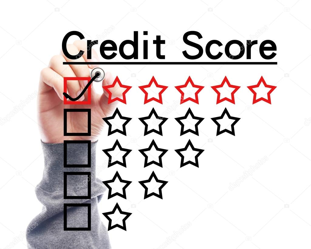 Credit score concept