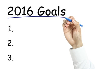 İşadamı çizim year2016 gol kavramı