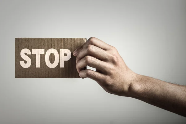 Stop! — Stockfoto
