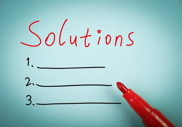 Solutions — Stock Photo, Image