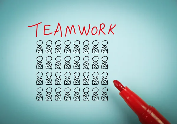 Teamwork concept — Stock Photo, Image