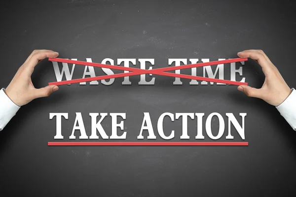 Take action — Stock Photo, Image
