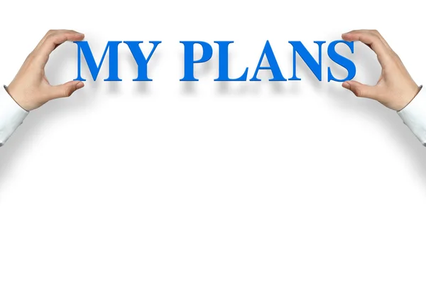 My Plans — Stock Photo, Image