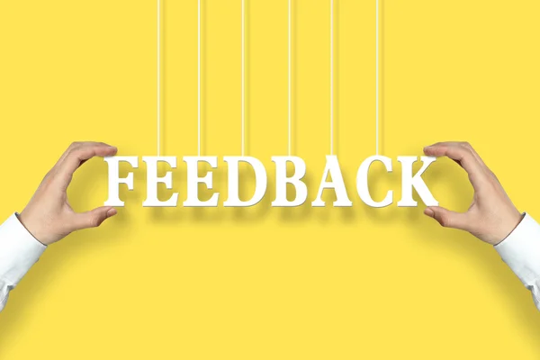 Conceito de feedback — Fotografia de Stock