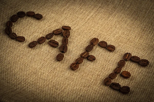 咖啡的咖啡豆 — 图库照片