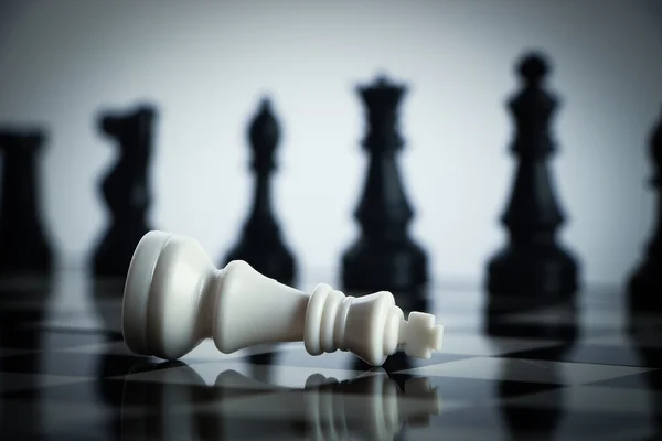 체스 전략 개념 — 스톡 사진