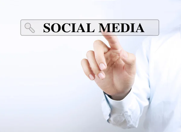 Redes sociales — Foto de Stock