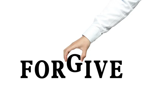 Forgive — Stock Photo, Image