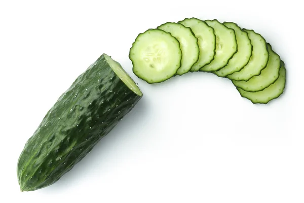 Cucumber on White — Stock Photo, Image