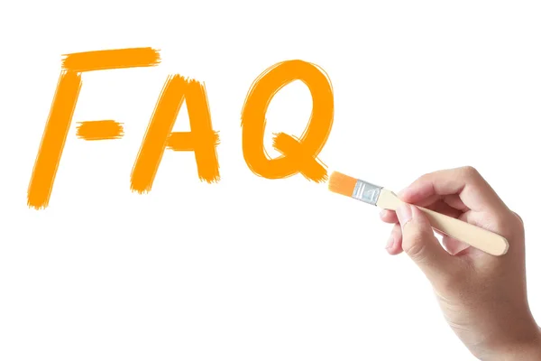 FAQ-konceptet — Stockfoto