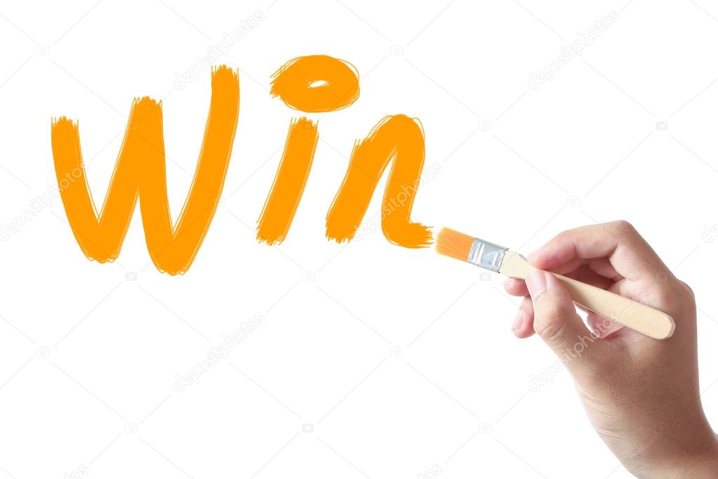 Win text