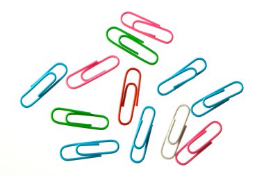 Real colorful clips clipart