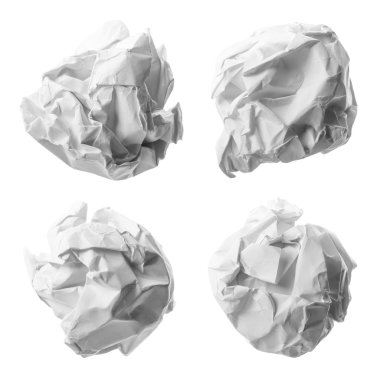 Collection of various paper ball