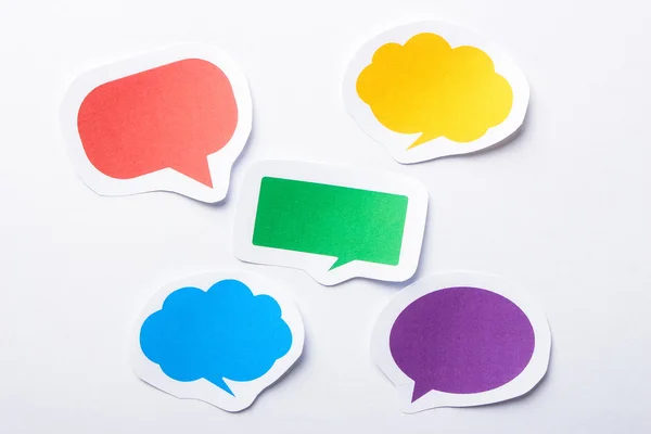 Speech bubbles — Stock Photo, Image