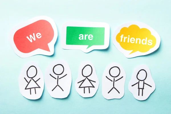 We are friends — Stock Photo, Image