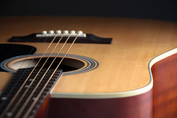 Guitarra acústica — Fotografia de Stock