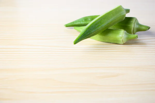 Färsk okra — Stockfoto