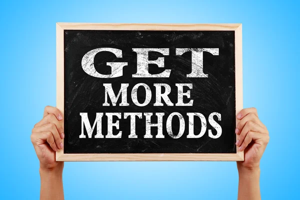 Get More Methods — Stock Photo, Image