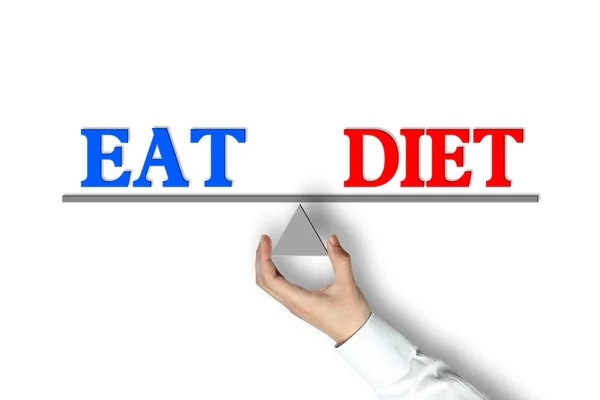 Jeść dieta równowagi — Zdjęcie stockowe