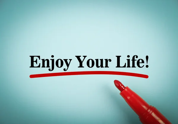 Disfruta tu vida. —  Fotos de Stock