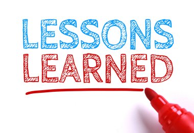 Lessons learned clipart
