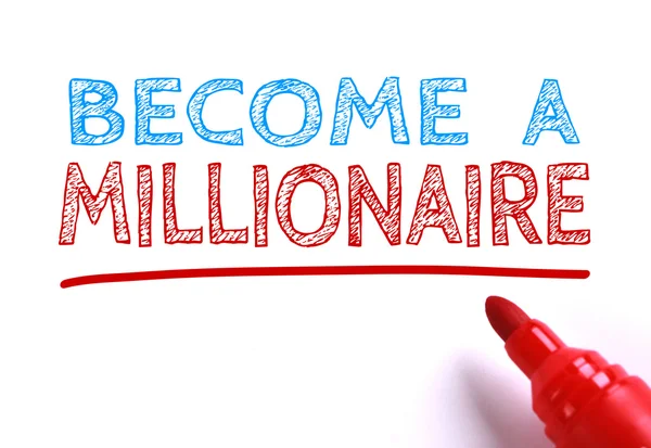 Become a Millionaire — Stock Photo, Image