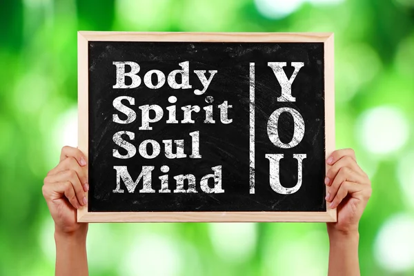 Je lichaam geest ziel Mind — Stockfoto