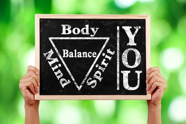 Você Corpo Espírito Alma Mente Equilíbrio — Fotografia de Stock
